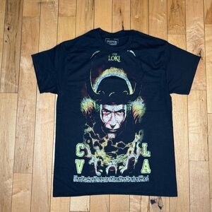 CVLA x Marvel Villains Loki Mens Tee sz S‎
